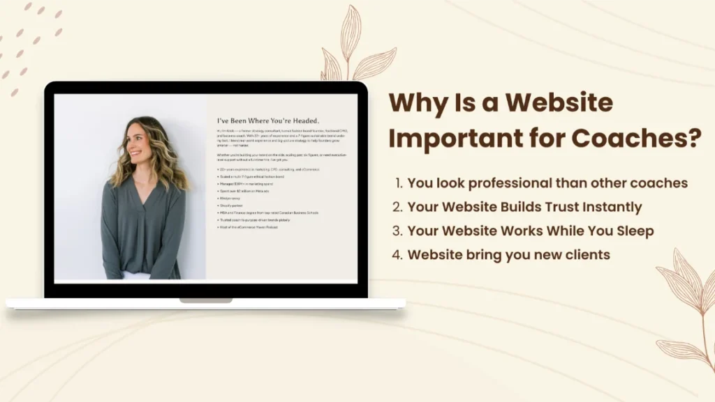 why website is important for coaches | Coaching website